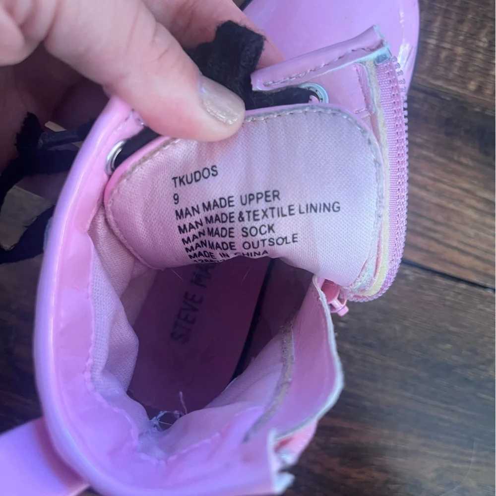 Steve Madden Toddler Combat Boots